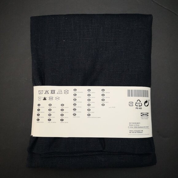 New in Package Ikea Vigdis 20x20" #603.958.24 Dark Navy Pillow Case Only - Picture 2 of 4